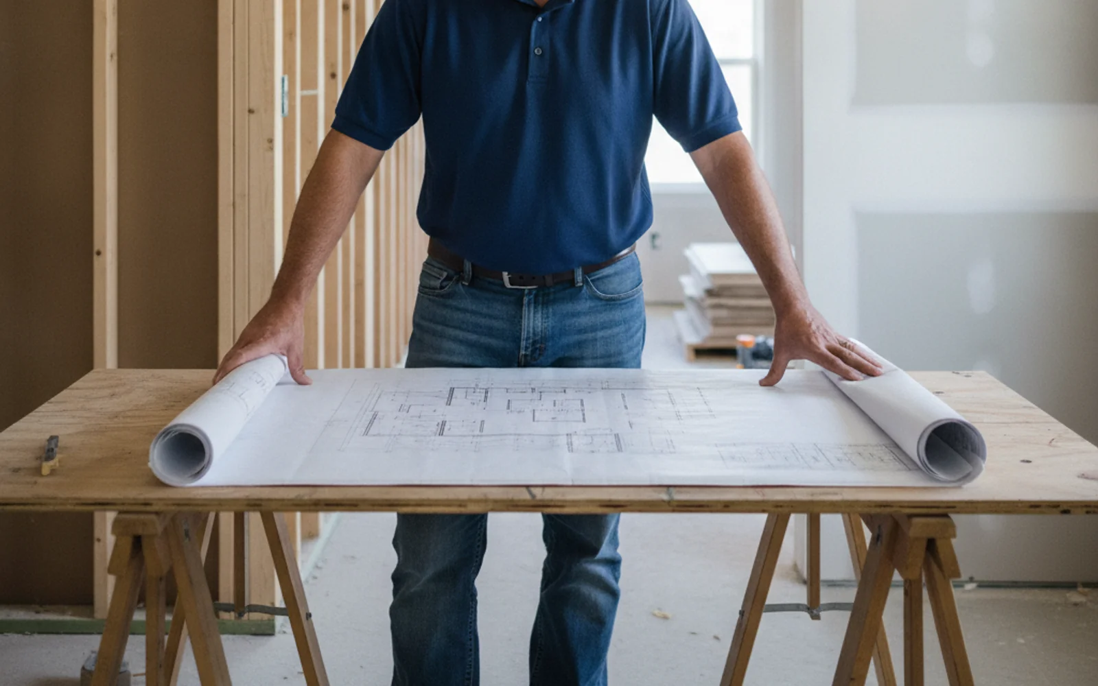 San Mateo Home Remodeling contractor working on a project in Millbrae, CA